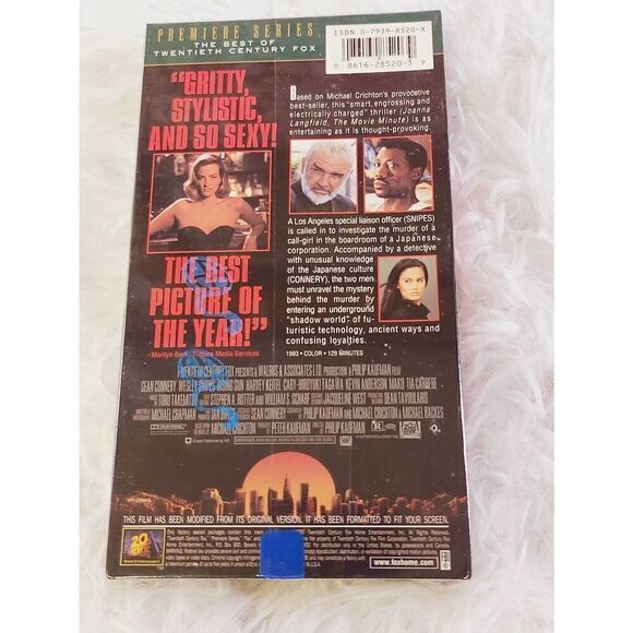 Rising Sun Sealed VHS - Picture 2 of 3